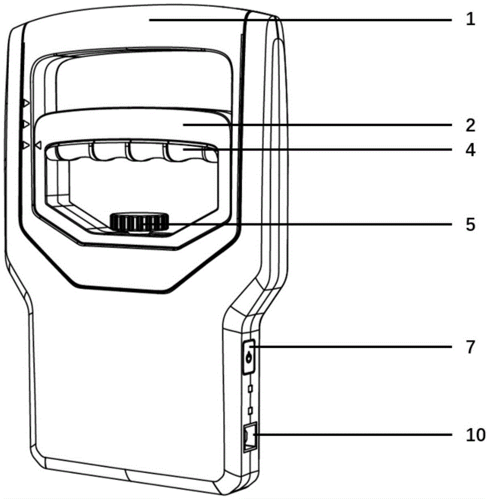 Grip strength test system and circuit thereof