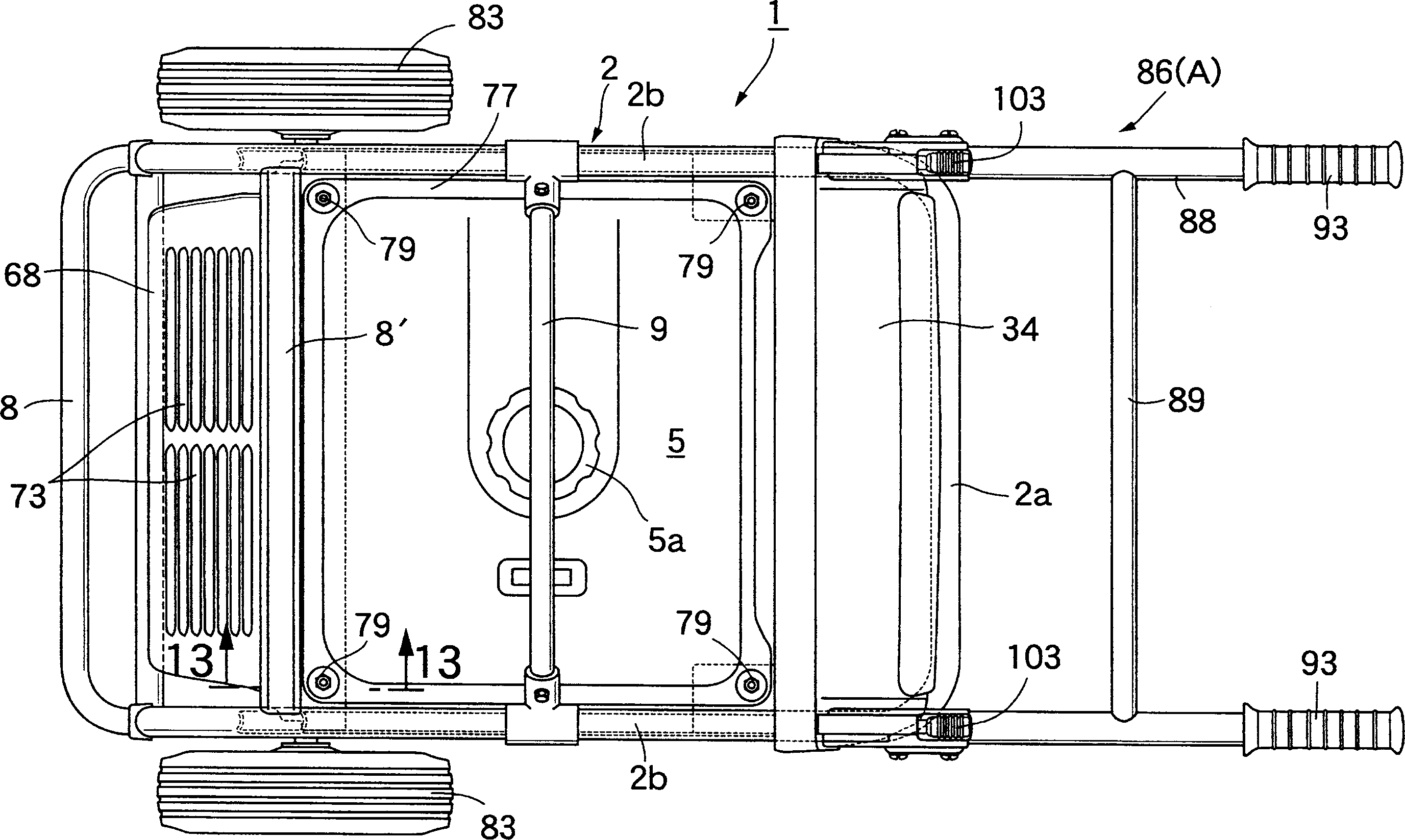 Engine-driven electric generator