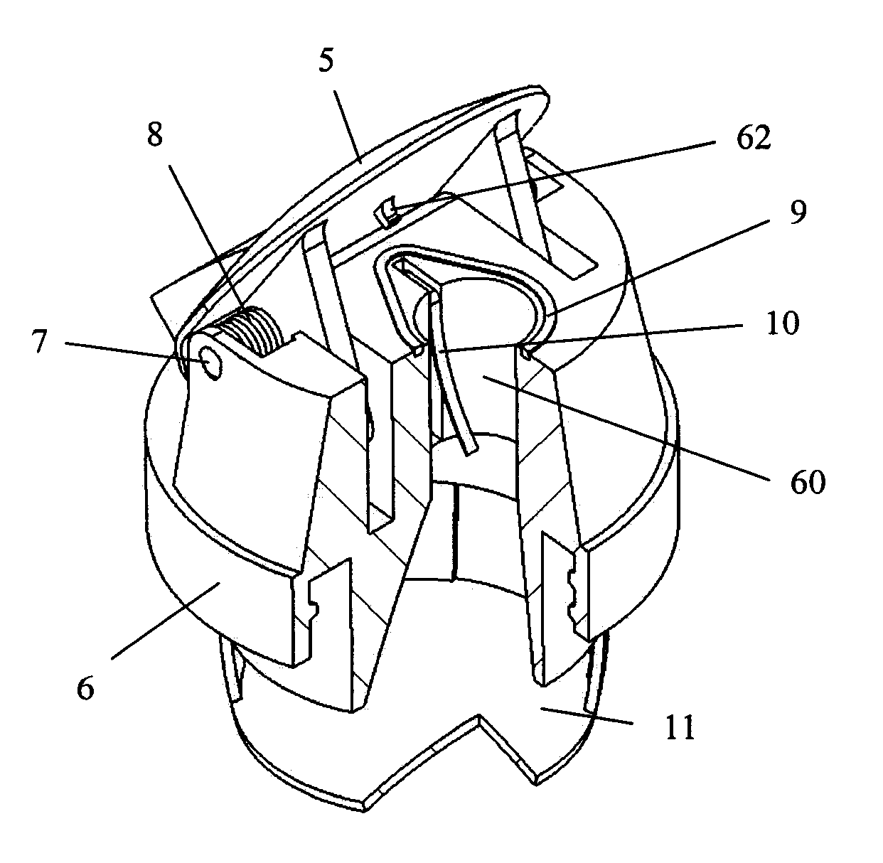 Single unit dispensing cap