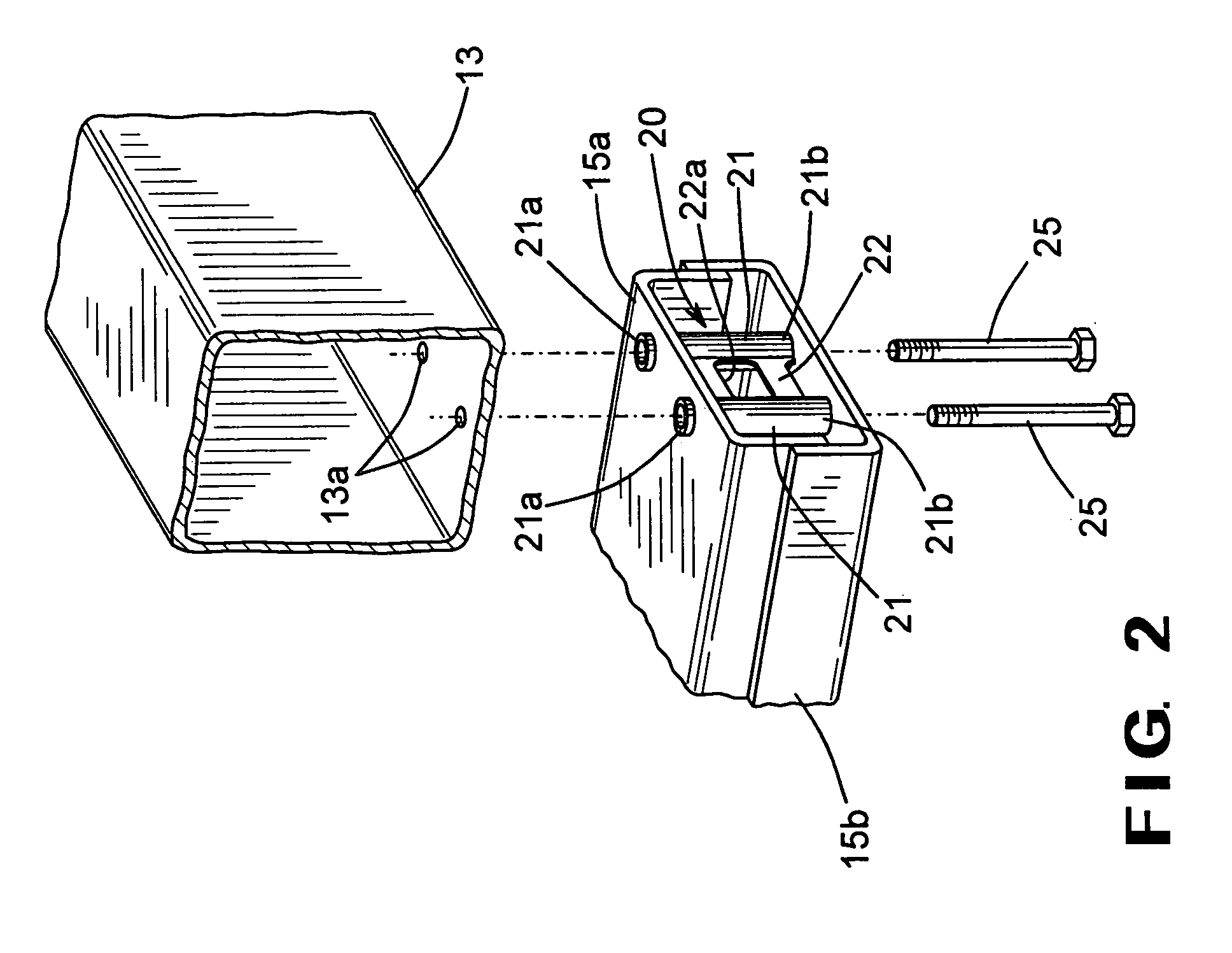 Offset joint between structural members in a vehicle frame assembly to facilitate a coating process