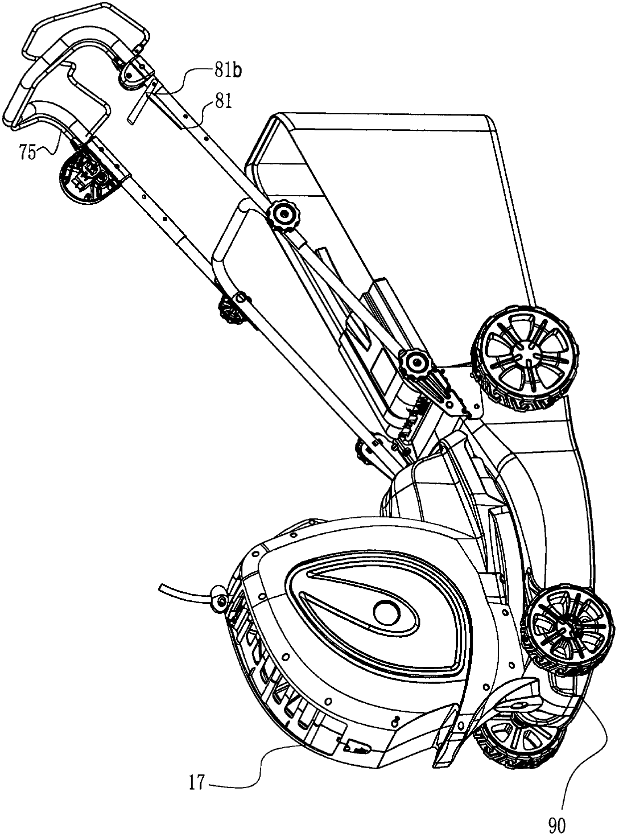 An intelligent lawn mower with front universal wheels and half-side guide grooves to expand the mowing area