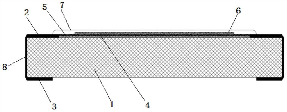 Surface-mounted fuse based on low-temperature co-fired ceramic technology and preparation method thereof