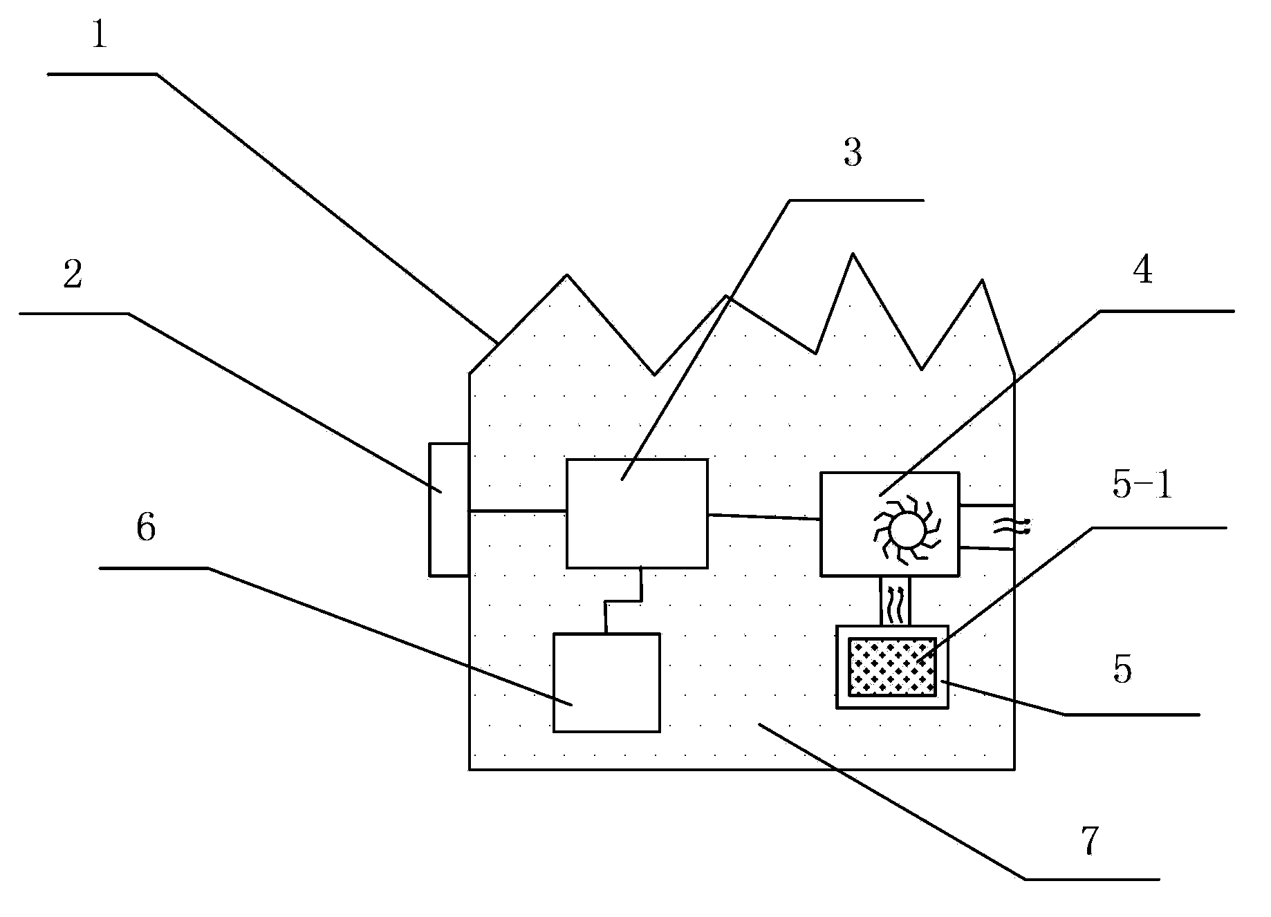 Smoking quitting device arranged in false tooth