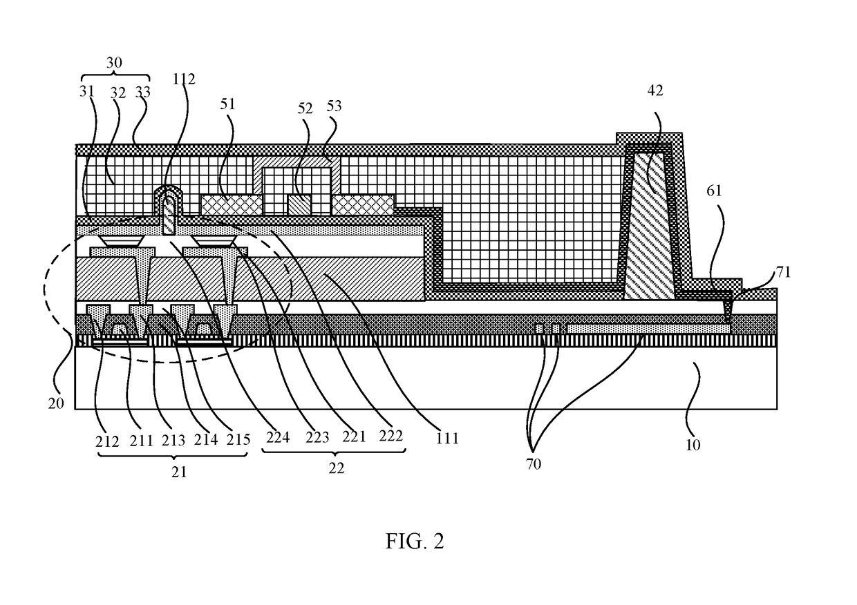 Touch control display panel and touch control display device