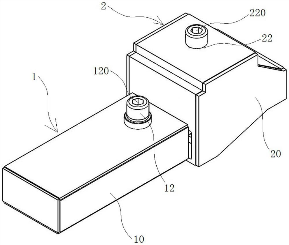 A mechanical lock for connecting building components