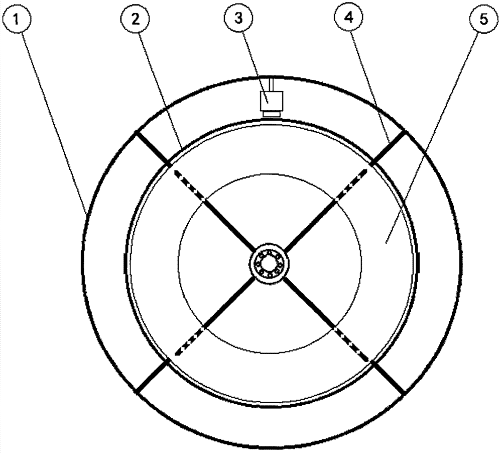 Duct type vortex balance wind power generator special for electric airplane