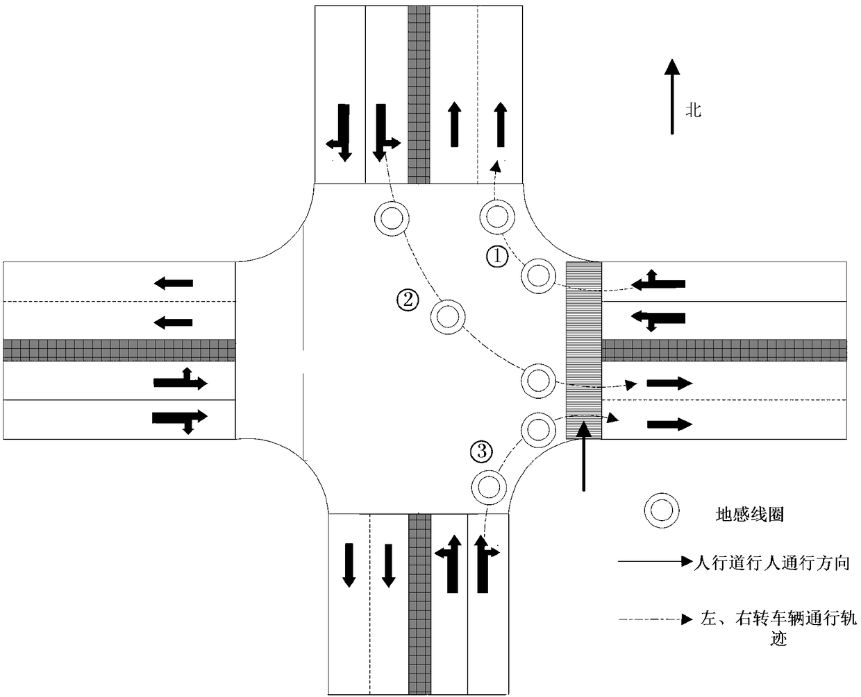 Pedestrian crossing warning system based on mobile phone APP