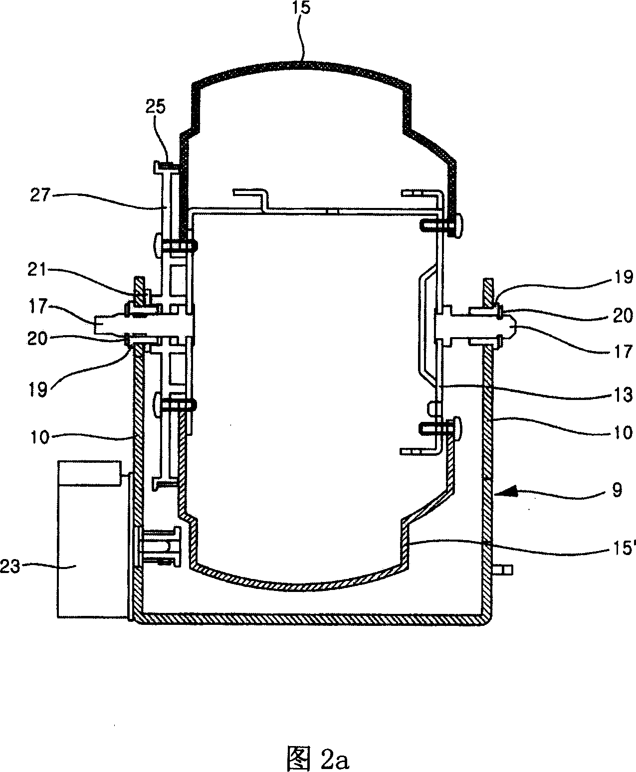 Pitching device for monitor