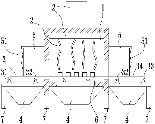 Reciprocating continuous automatic sand blasting machine