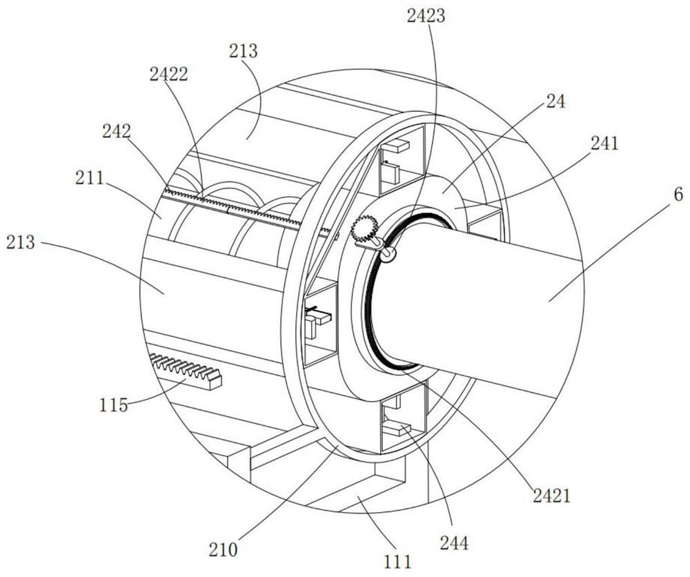 Industrial piping cold-drawing device and cold-drawing process