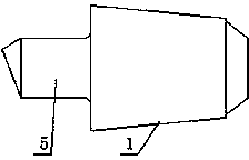 Production method for eliminating cracks on roll neck of supporting roll