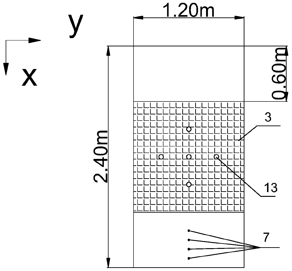 Device and method for monitoring landslide surge height and dynamic pressure with adjustable angle