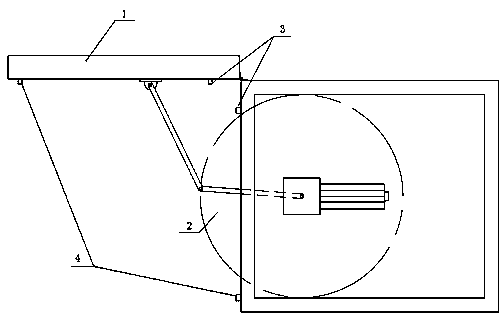 Automatic door control system of stacked type shaking table