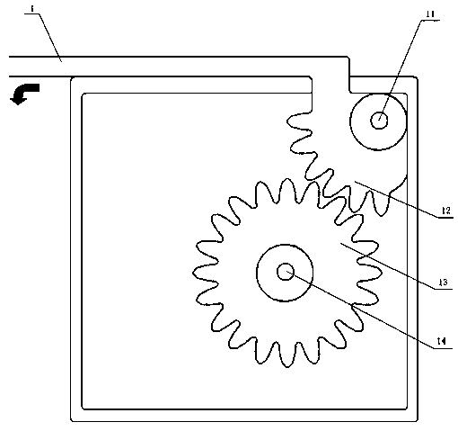 Automatic door control system of stacked type shaking table