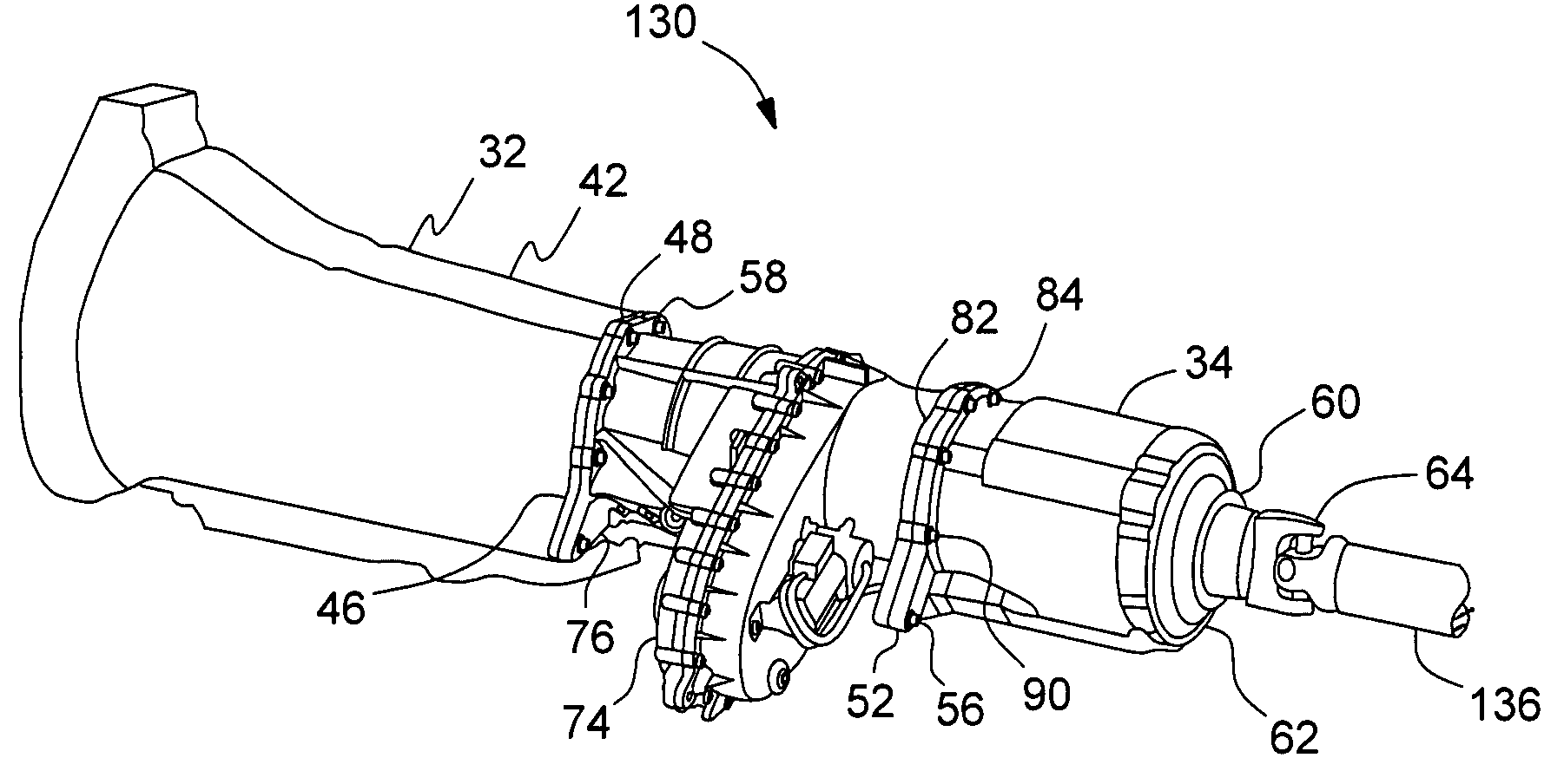 Drivetrain for hybrid electric vehicle