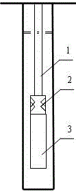 Coiled tube fracturing and well completion integration technological method for vertical gas well