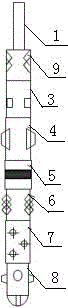 Coiled tube fracturing and well completion integration technological method for vertical gas well