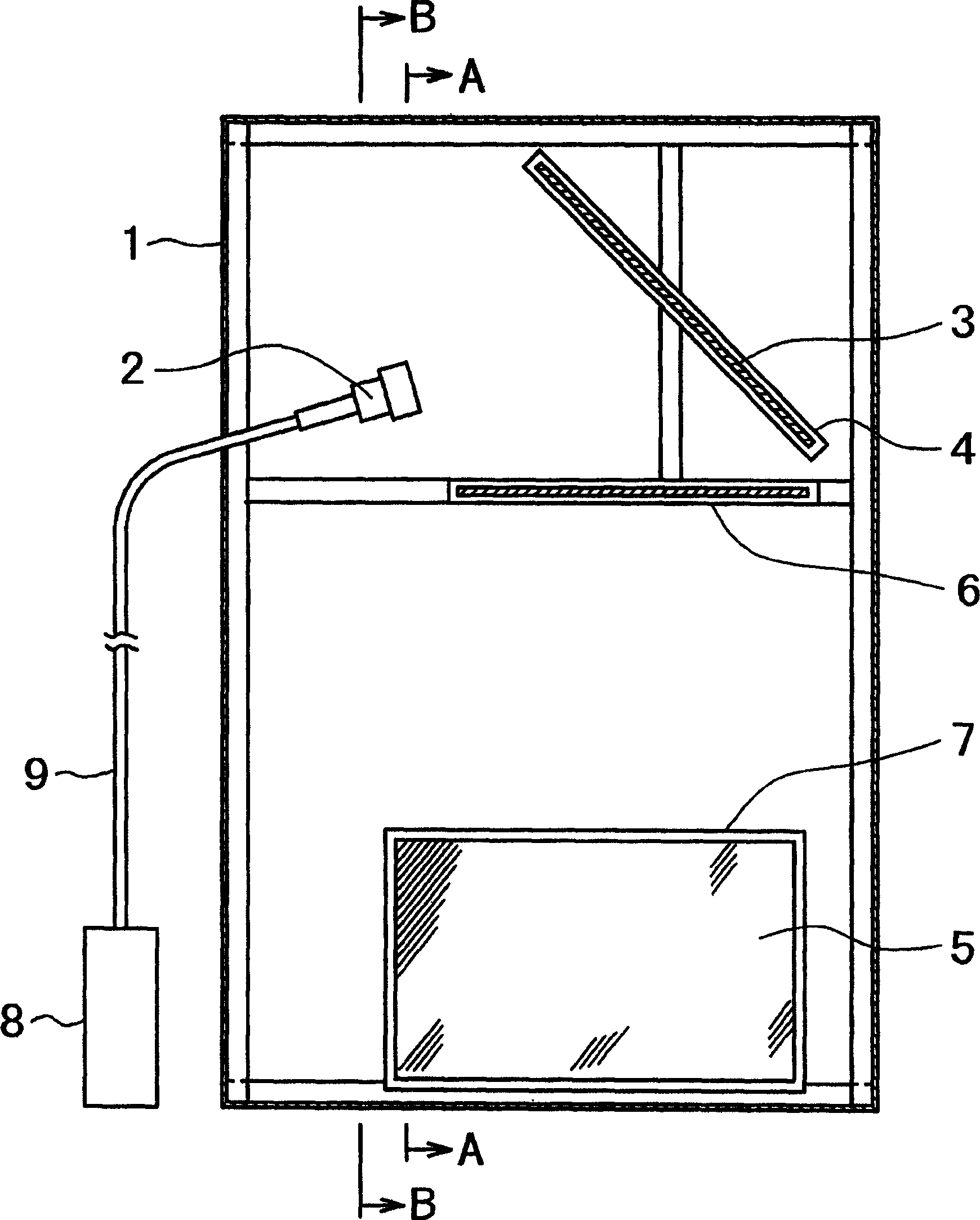 Visual inspection lighting device based on reflective light and transmission light