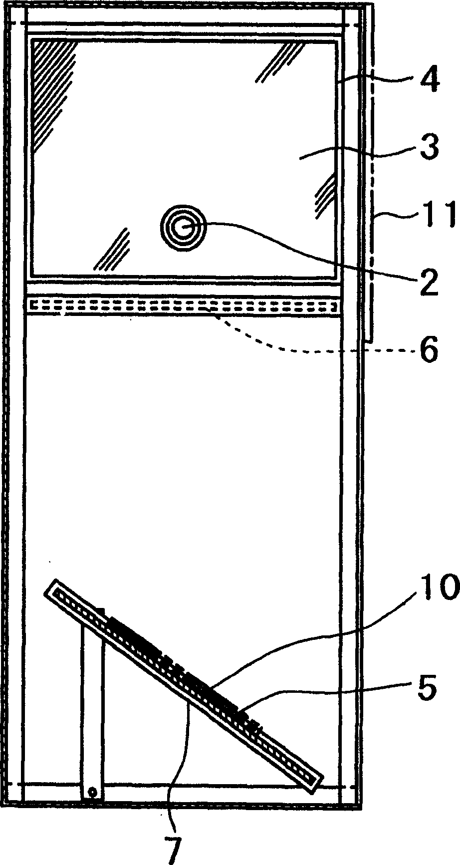 Visual inspection lighting device based on reflective light and transmission light