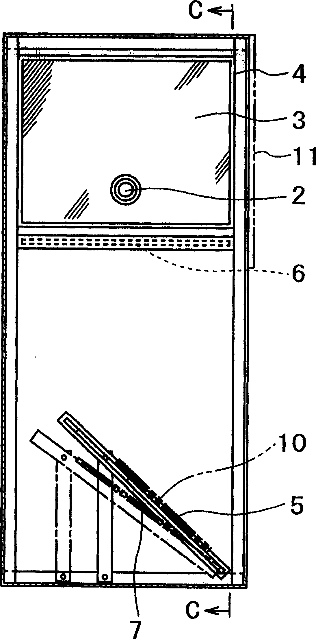 Visual inspection lighting device based on reflective light and transmission light