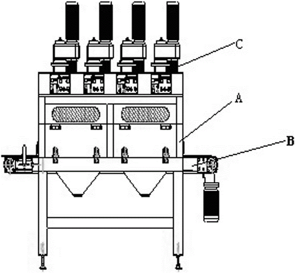 Rough machining equipment for ceramic tiles