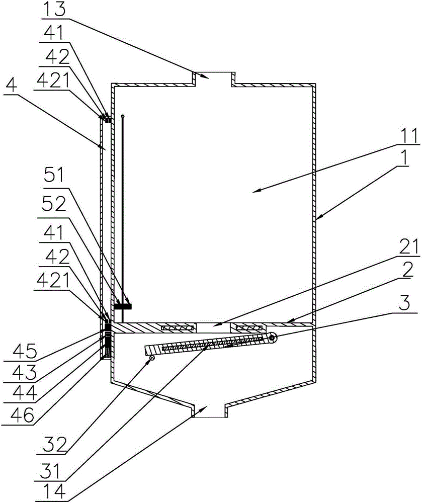 Automatic liquid draining and guiding device