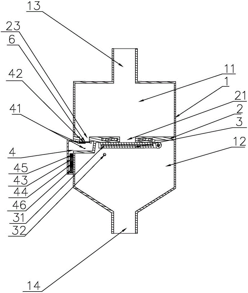 Automatic liquid draining and guiding device