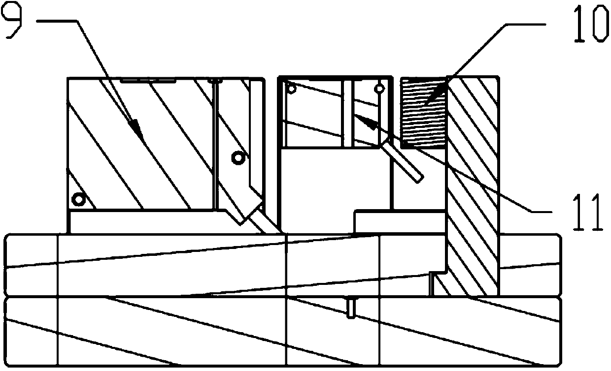 Material missed-arrangement detection device