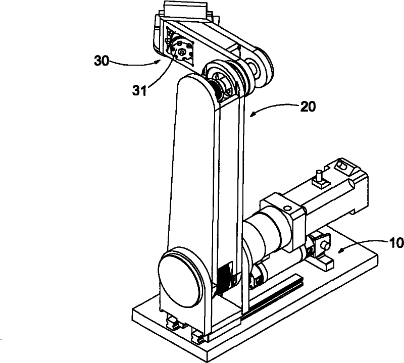 Two-way expanding, taking and placing device