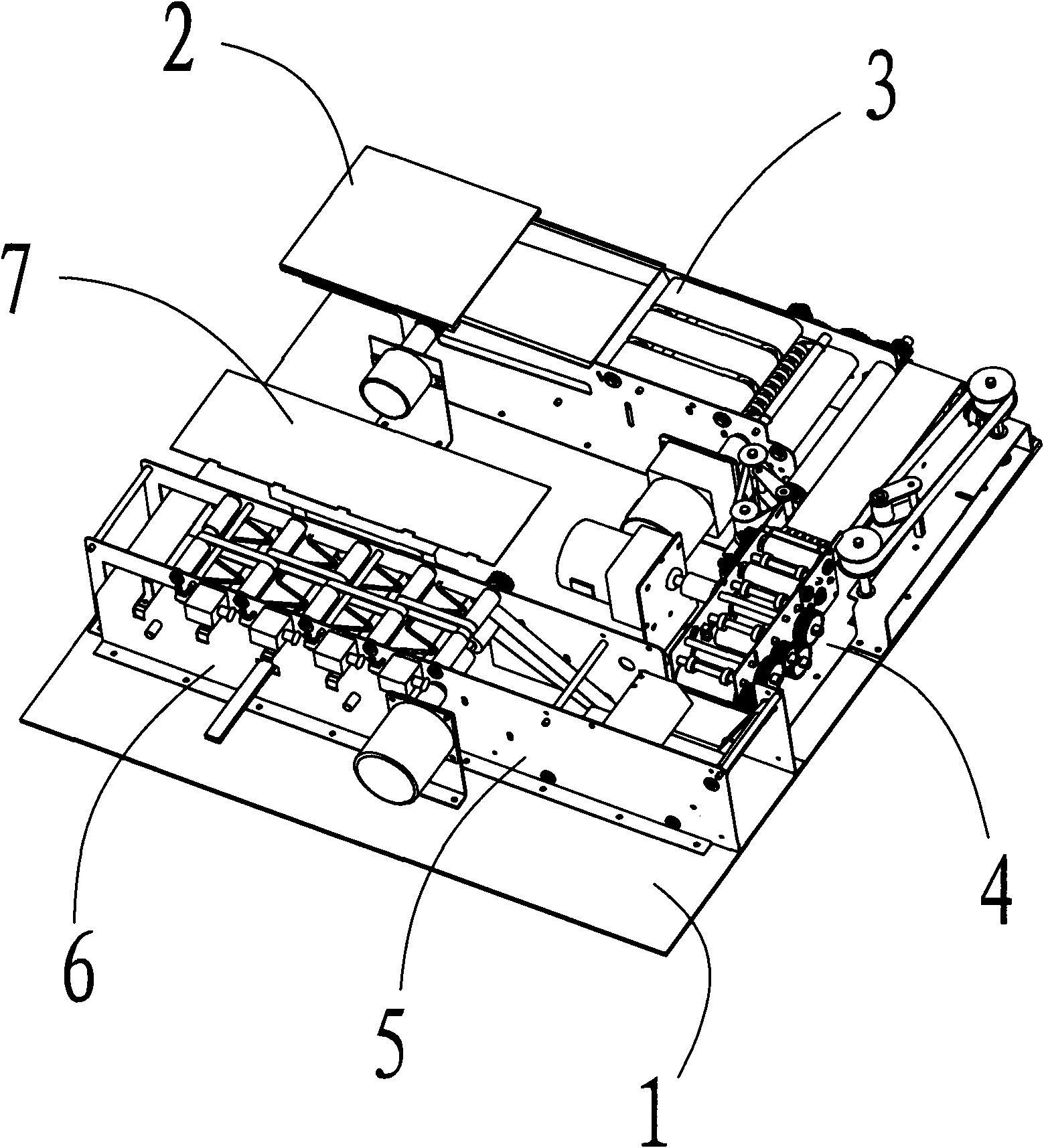 Full-automatic poker machine