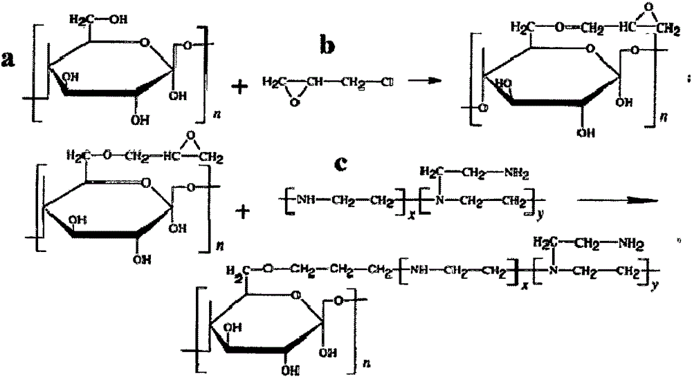 Method based on polyethyleneimine-silver ion chelate for preparing antibacterial plush product