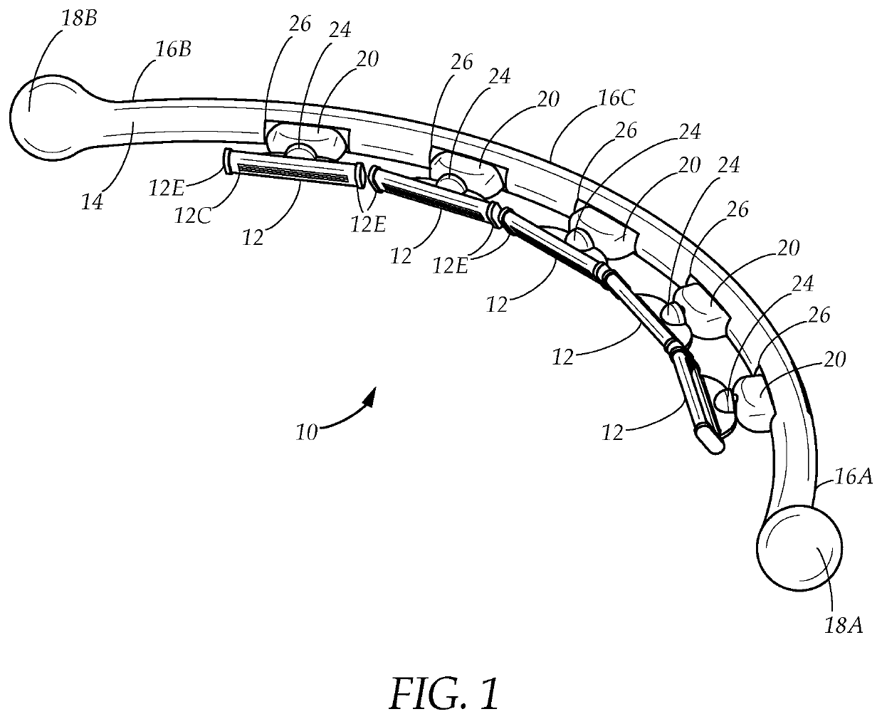 Nape hair shaving device