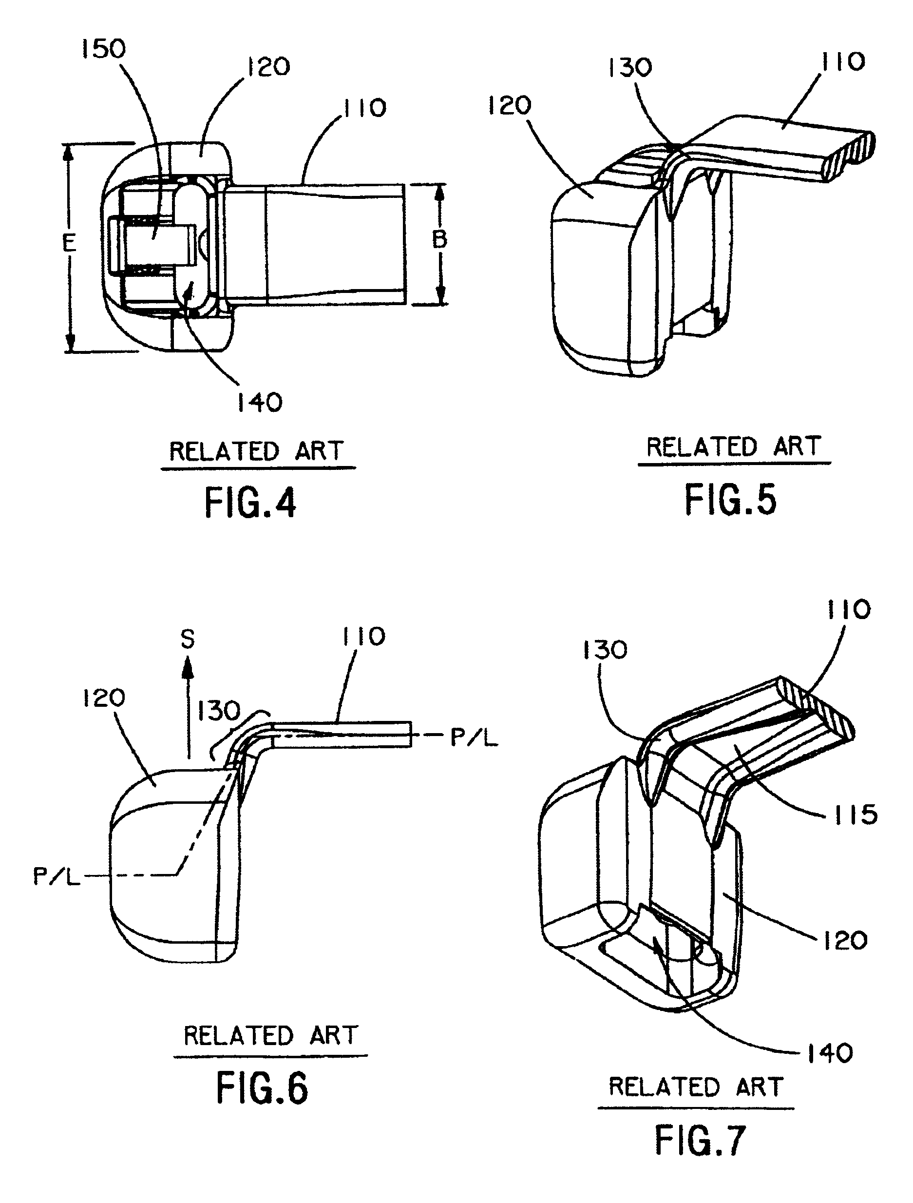 Cable tie with wide neck