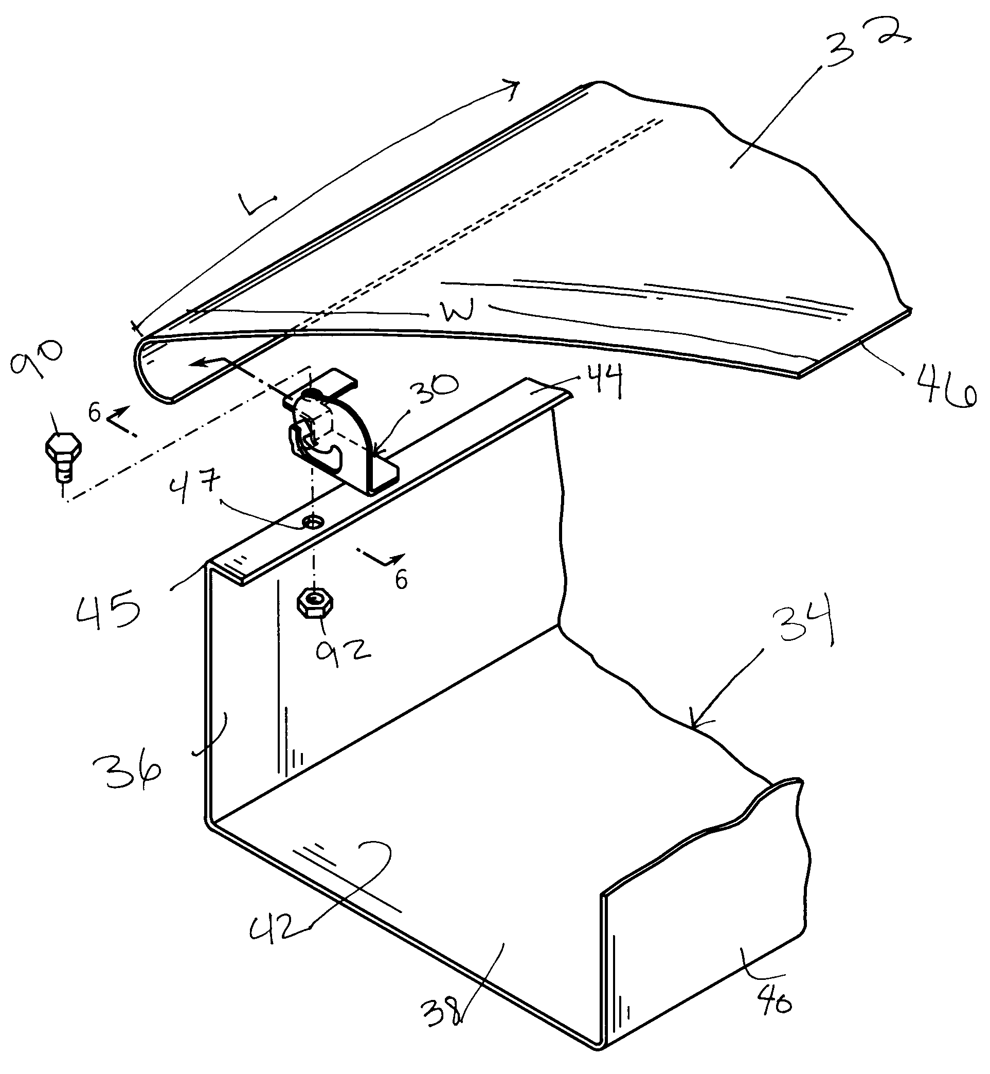 Gutter cover clip