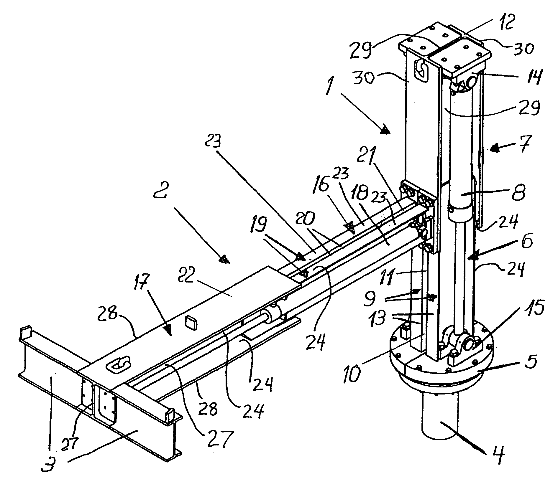 Tool manipulator especially for onshore and offshore drilling platforms