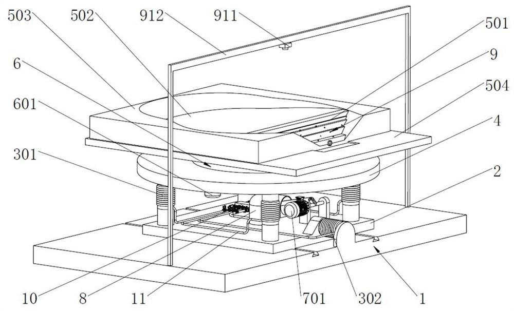 Tailing pond instability failure simulation device under earthquake action and experimental method