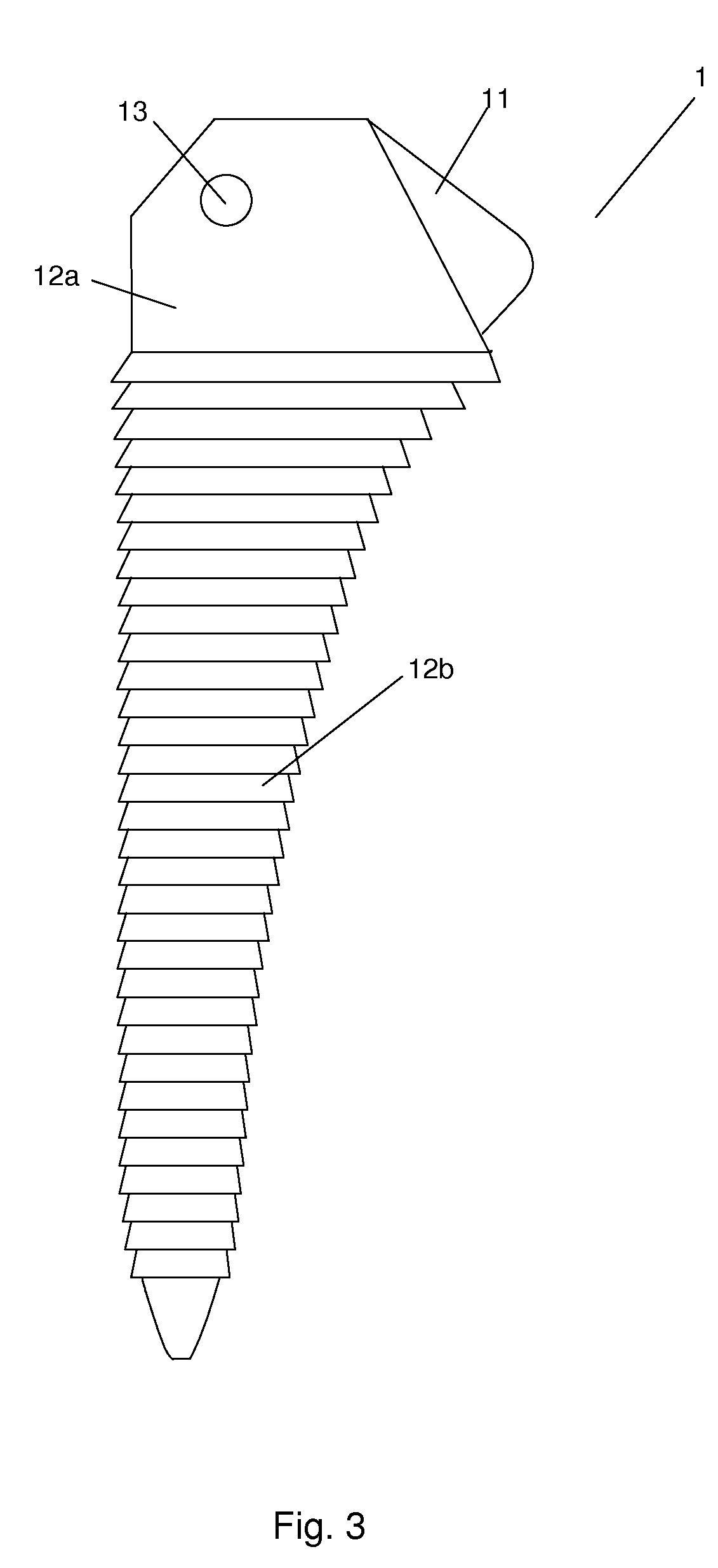 Invasive surgical instrument equipped with a transponder