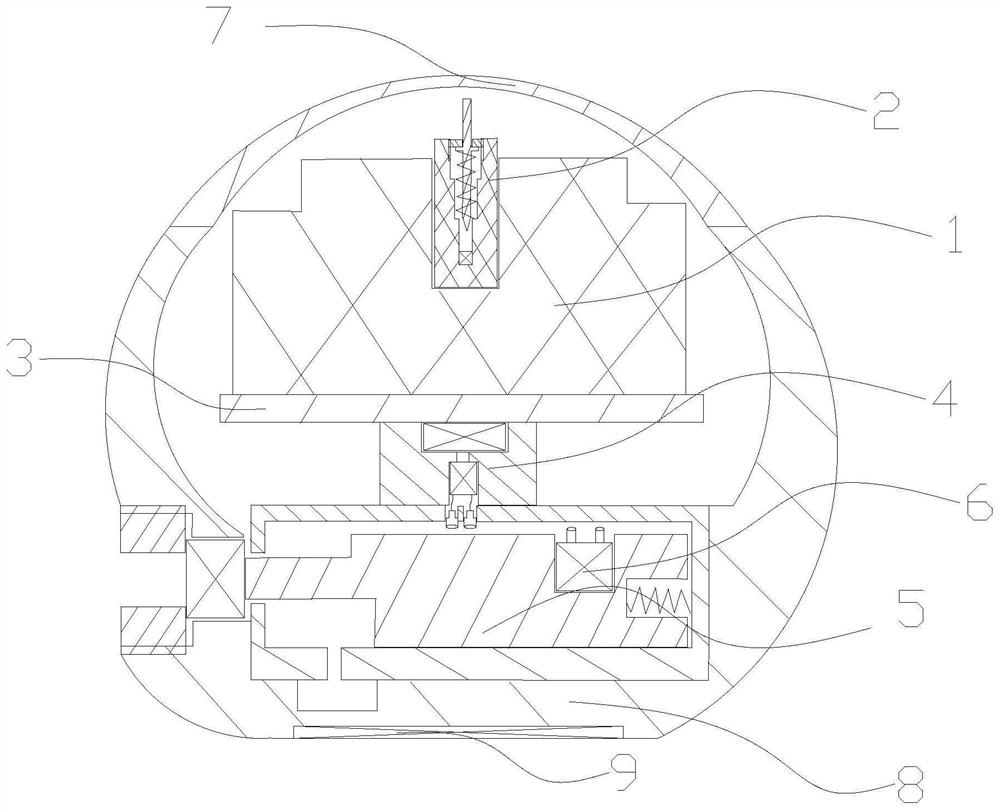 A hot-melt alloy confined air-burst fire extinguishing bomb