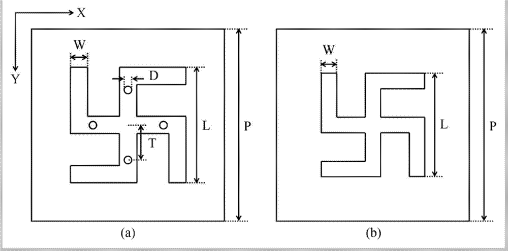 Broadband dual-polarized double-layer transmission array unit