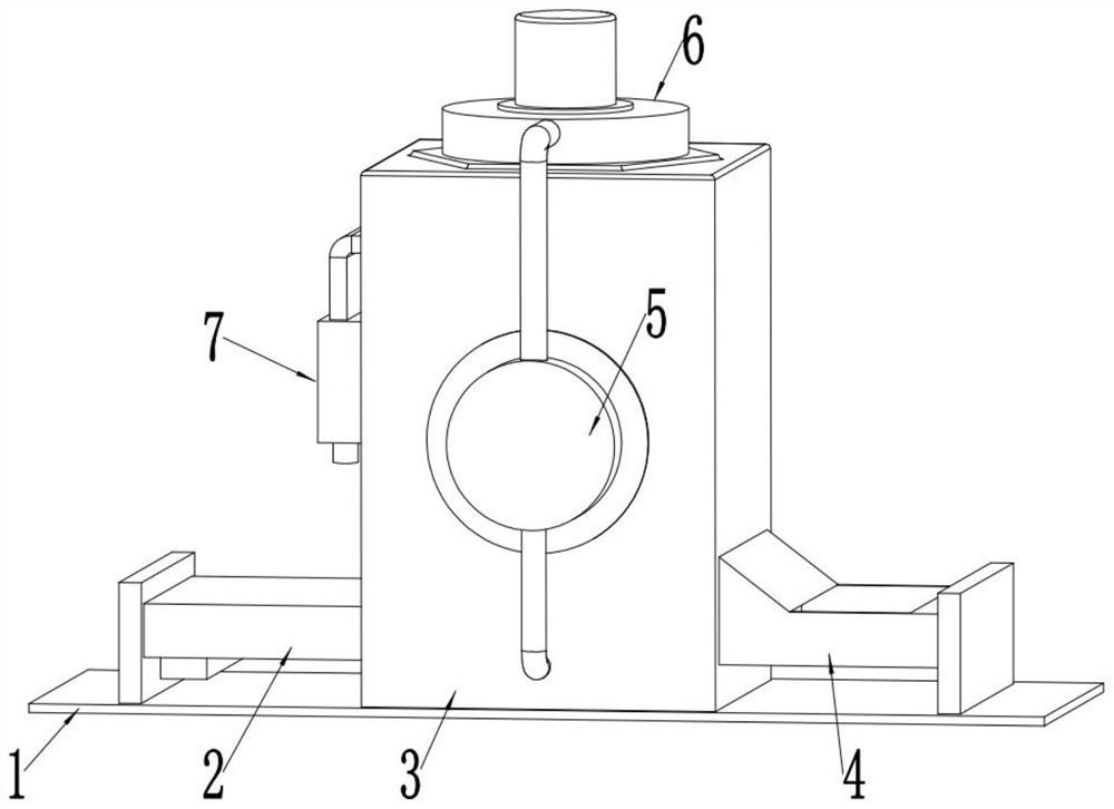 Automatic cleaning and disinfecting device for color ultrasound probe