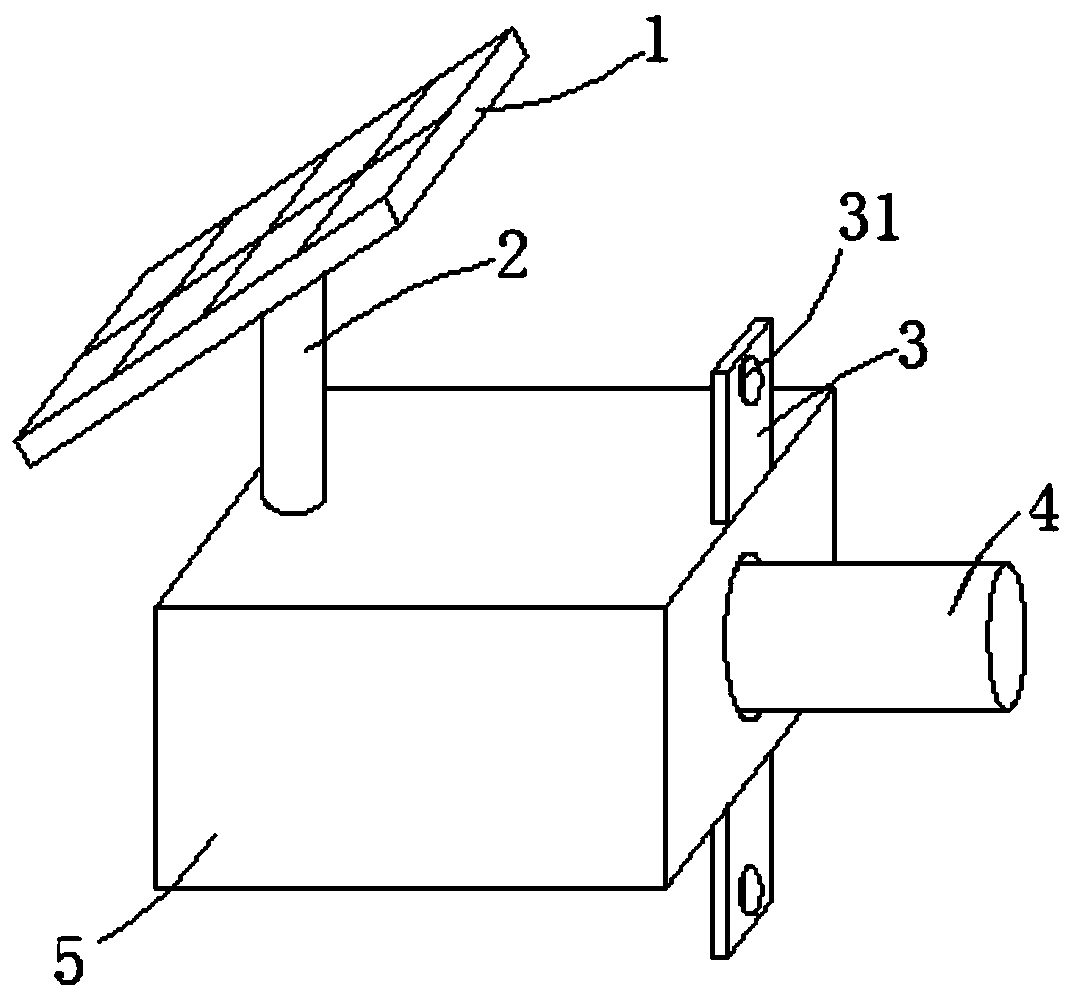 Anti-corrosion protection device for base material of iron tower