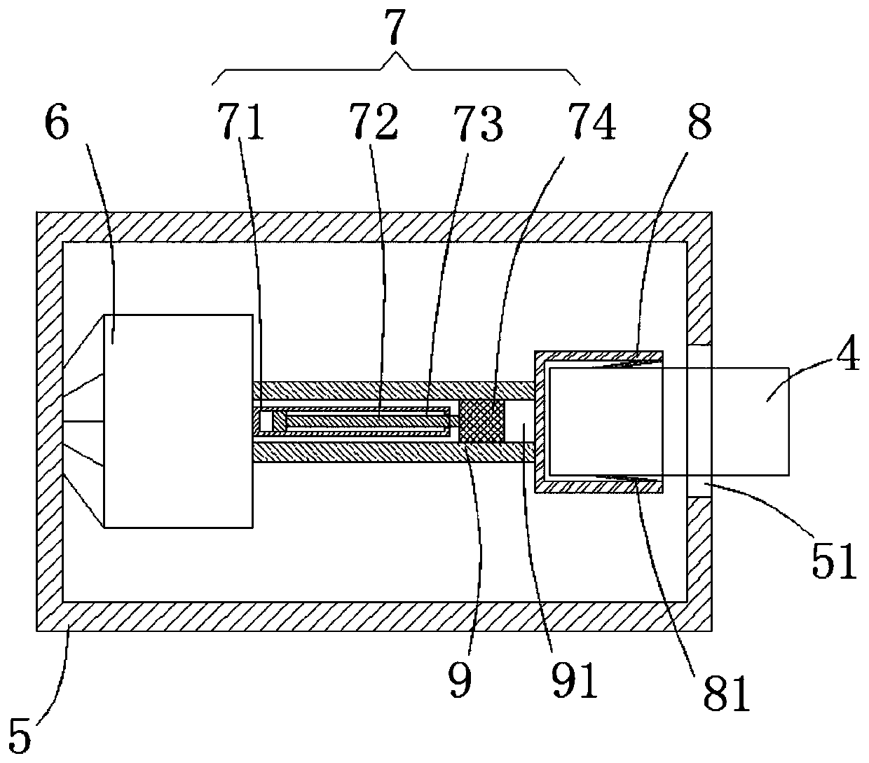 Anti-corrosion protection device for base material of iron tower