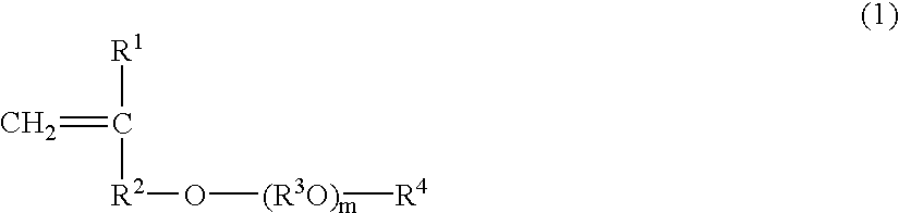 Storage and/or transportation method of polyalkylene glycol monomers