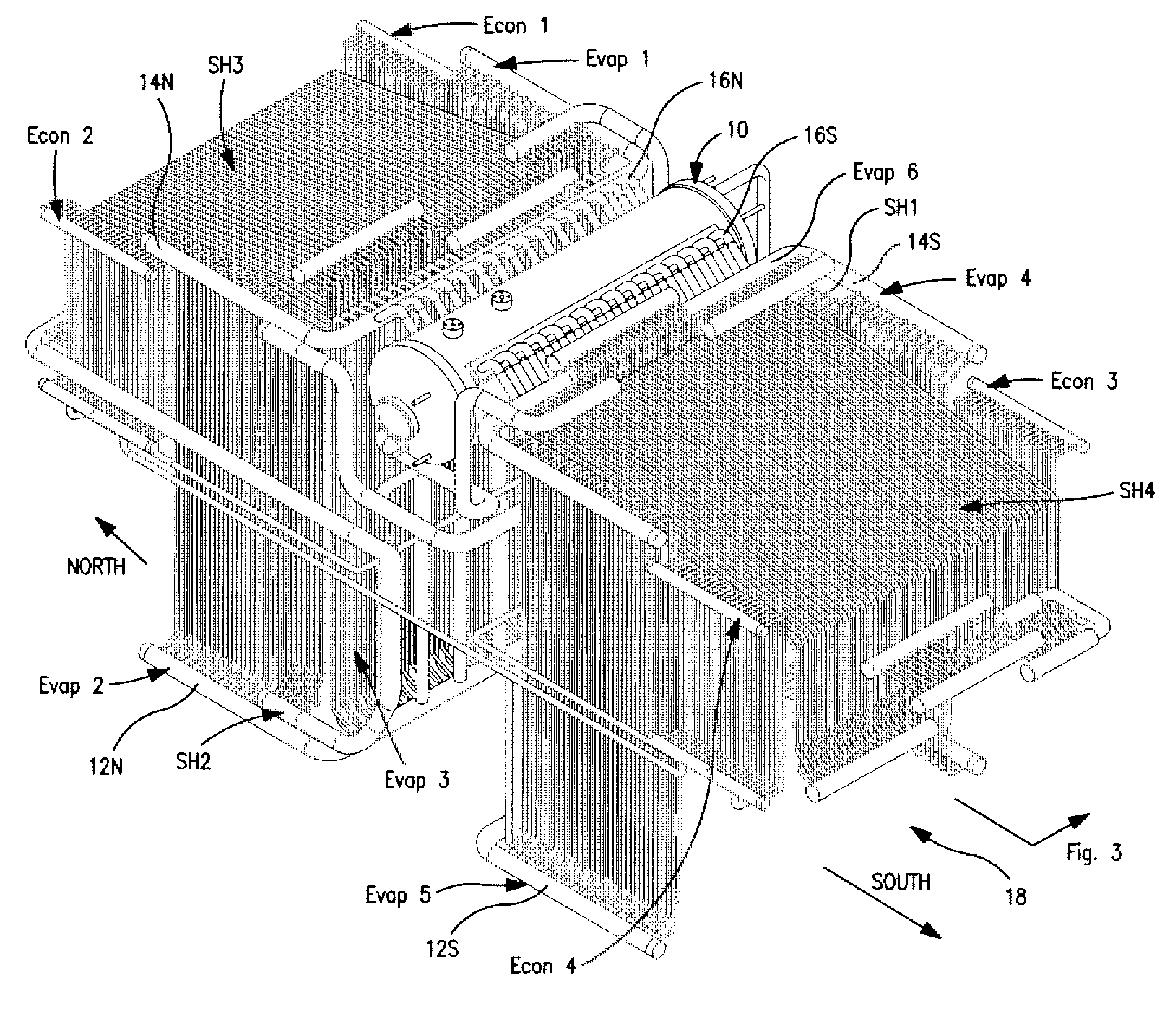 Generation of steam from solar energy