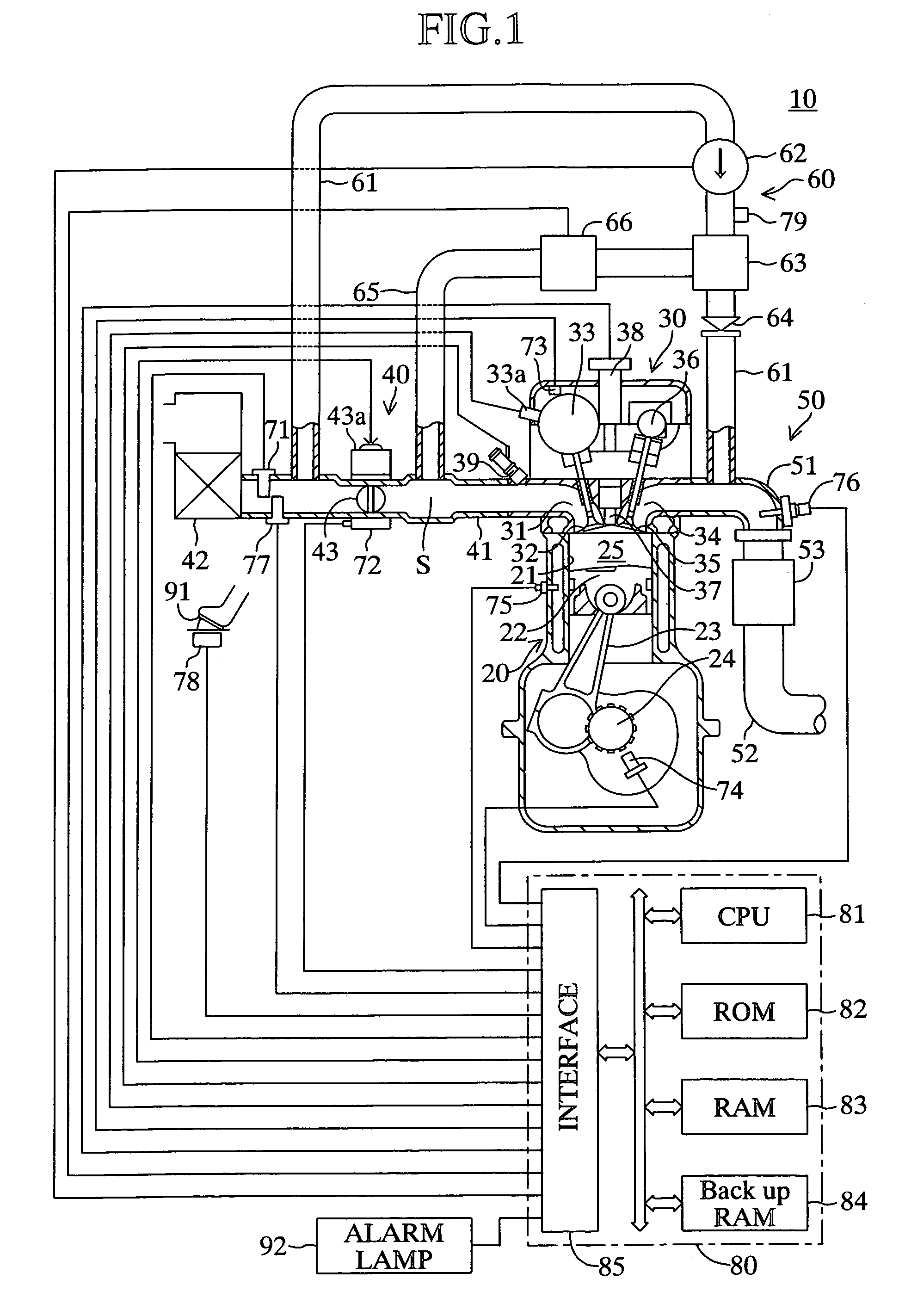 Anomaly judgment apparatus for secondary air supply system