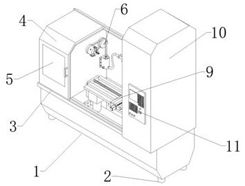 Polishing and engraving multi-shaft machine tool