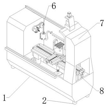 Polishing and engraving multi-shaft machine tool