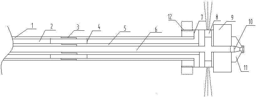 Low-permeability soft coal seam extra-thin layer water jetting exploiting permeability increasing method