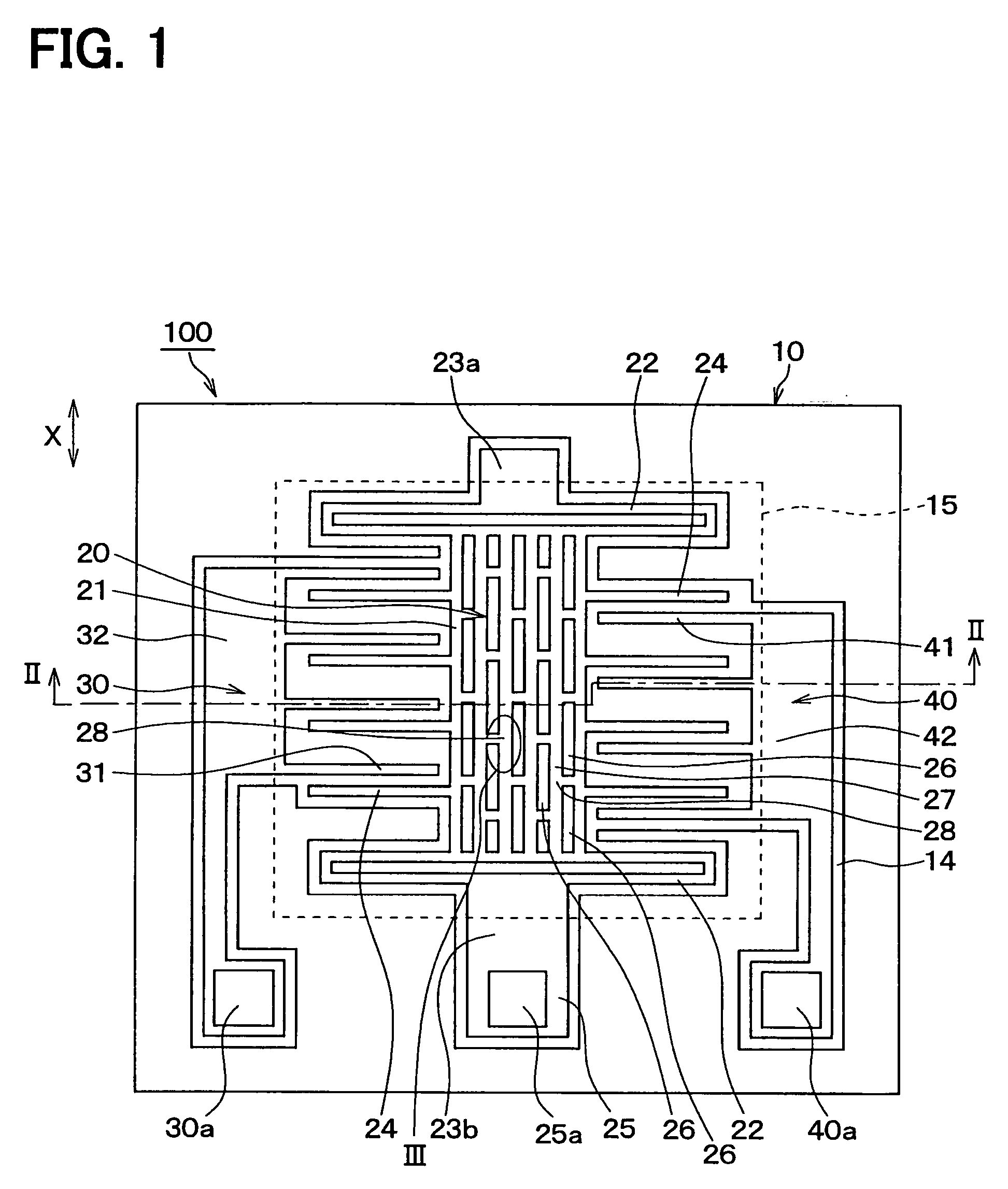 Physical quantity sensor having multiple through holes