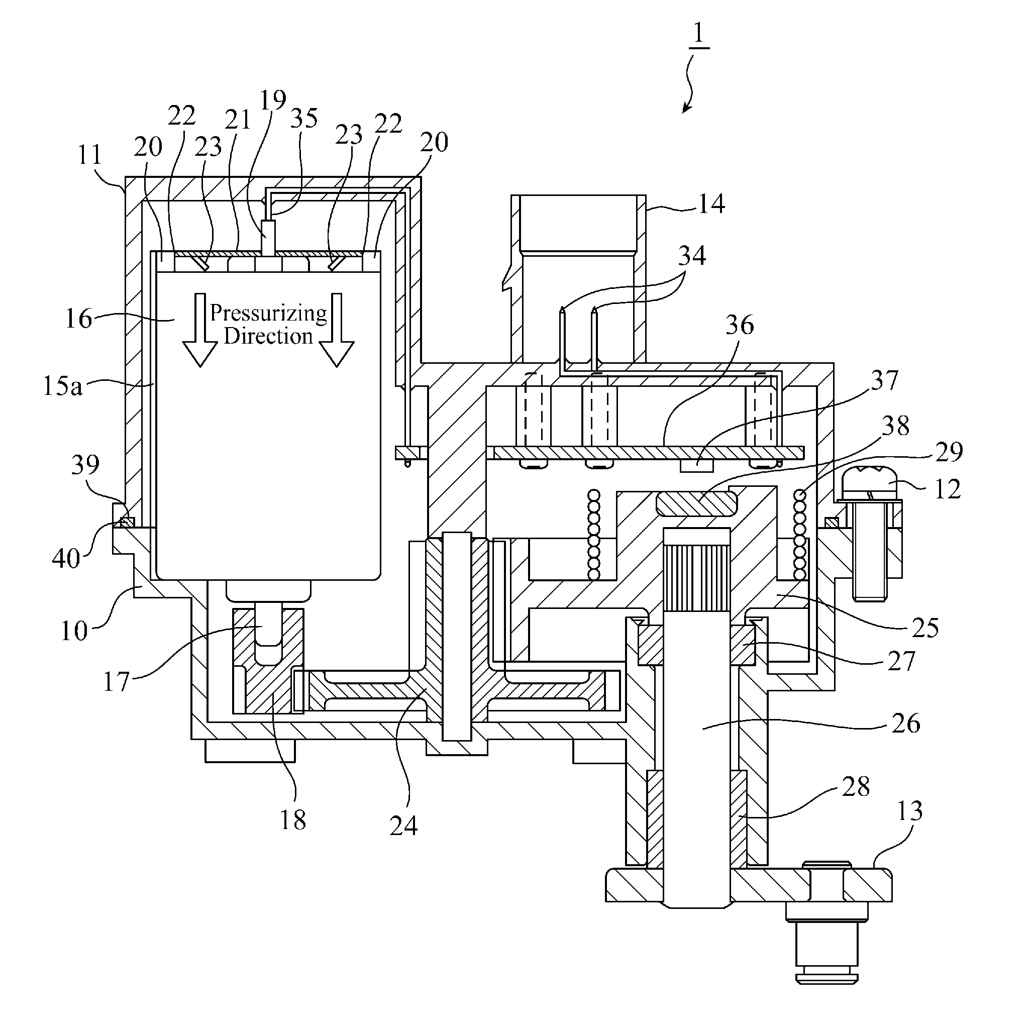 Electronically controlled actuator